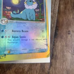Pokemon TCG Vaporeon 25/100 Reverse Holo EX Sandstorm 2003 E Reader Rare MP - Image 3
