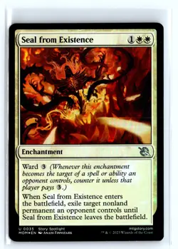 FOIL Seal from Existence March of the Machine - MTG Magic the Gathering Card - Image 1