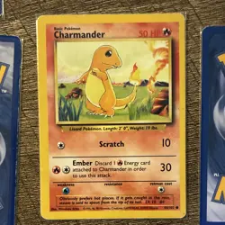Pokemon TCG English 1999 Base Set 15-Card Lot WOTC Non-Holo Charmander - Image 3