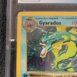 Pokemon Gyarados 6/102 CGC 4.5 Holo 1st Edition Shadowless Base Set English 1999 - Image 5