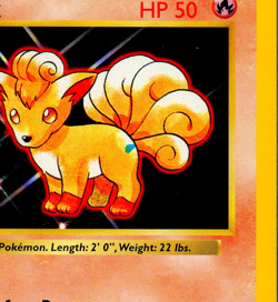 1999 Pokemon 1ST EDITION VULPIX Base Set BLUE DOT ERROR Card 68/102 - PSA 9 MINT - Image 2