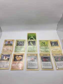 Vintage 1st Edition Shadowless Base Set Cards 10 NM-LP - Image 1