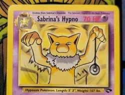 Sabrina's Hypno 56/132 Gym Challenge Pokemon Tcg Card Wotc Lightly Played - Image 2