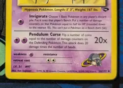 Sabrina's Hypno 56/132 Gym Challenge Pokemon Tcg Card Wotc Lightly Played - Image 3