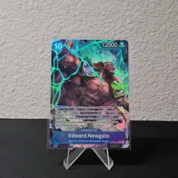 Edward Newgate OP08-043 Super Rare Alt Art Two Legends One Piece Card Game - Image 1