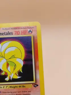 Brock's Ninetales Gym Challenge Holo Rare 3/132 Pokemon Card - 2000 - Image 2