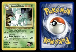 Giovanni's Nidorina 44/132 Unlimited Uncommon Gym Challenge Pokemon Card - Image 1