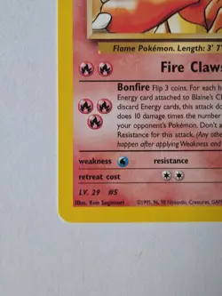 Pokemon TCG Blaine's Charmeleon Gym Challenge 31 Regular Unlimited Uncommon - Image 3