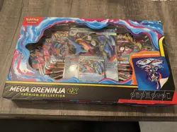 Pokemon TCG Mega Greninja EX Premium Collection Box English Sealed - Image 1