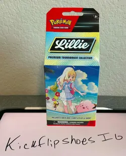 Pokemon TCG Lillie Premium Tournament Collection Box Factory Sealed English - Image 1
