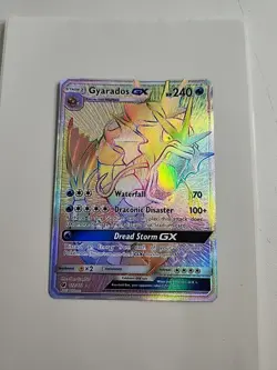 Gyarados GX 112/111 Rainbow Secret Rare Full Art Pokemon Card - Image 1