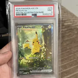 The Pokemon Company Pikachu ex PSA 9 SIR Holo 276/217 Me: Ascended Heroes EN - Image 1