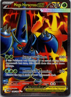 Mega Heracross ex - Holo Ultra Rare ME02: Phantasmal Flames 108/094 NM - Image 1