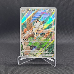 Pokemon Company Meowth 106/094 Phantasmal Flames Illus Rare Holo EN 70 HP - Image 1