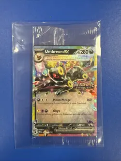 Pokemon Umbreon Ex Stamped 060/131 Prismatic Evolutions Sealed Promo Card - Image 1