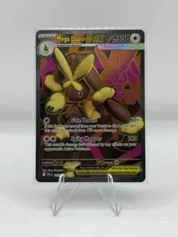 Mega Lopunny ex 115/094 Ultra Rare Phantasmal Flames Pokemon Holo Near Mint - Image 1