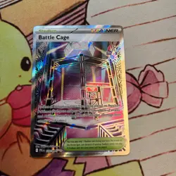 Battle Cage 116/094 Ultra Rare Phantasmal Flames Pokemon Holo Near Mint - Image 1