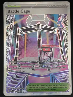 Battle Cage 116/094 Near Mint Phantasmal Flames Ultra Rare Holo Pokemon - Image 1