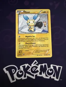 Plusle & Minun Reverse Holo Pair Dark Explorers DEX 39/108 40/108 Pokemon TCG - Image 2