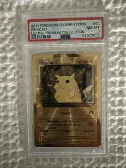 Pikachu - (Celebrations Metal Card) 058/102 Miscellaneous Cards & Products Holo - Image 1