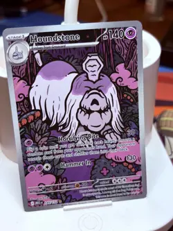 Houndstone 145/132 Illustration Rare Mega Evolution - Pokemon TCG Card - NM/M - Image 1