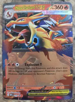 Mega Charizard Y ex 030 Holo Promo ME: Mega Evolution Promo Pokemon NM - Image 1