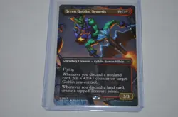 MTG magic SPIDERMAN spe BORDERLESS GREEN GOBLIN NEMESIS #023 RARE - Image 1
