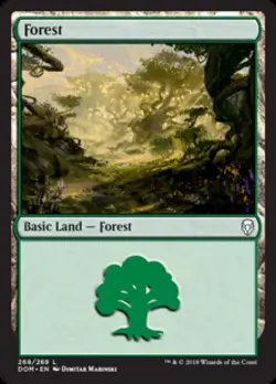 Forest (268) - Near Mint MTG Dominaria - Image 1