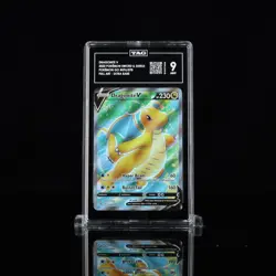 2022 Pokemon SWSH Pokemon Go 076/078 Dragonite V Full Art Ultra Rare TAG 9 (914) - Image 1