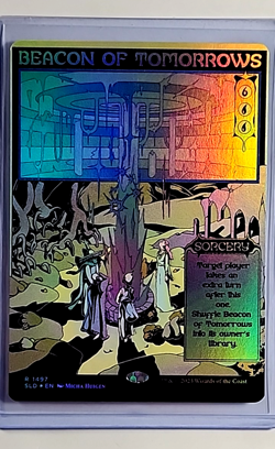 2023 MTG Magic the Gathering Secret Lair Poster Foil #1497 Beacon of Tomorrows - Image 1