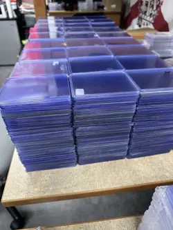 Lot of 2700+ Used 35pt Toploaders For Sports Trading Cards/TCG Pokemon - Image 2