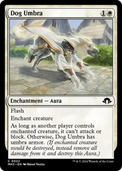 Dog Umbra - Near Mint MTG Modern Horizons 3 - Image 1