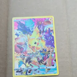 Pokemon TCG Pikachu 160/159 Crown Zenith Secret Rare Holo Full Art English - Image 1