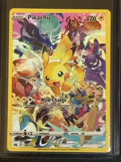 The Pokemon Company Pikachu 160/159 Secret Rare Full Art Holo Crown Zenith - Image 2