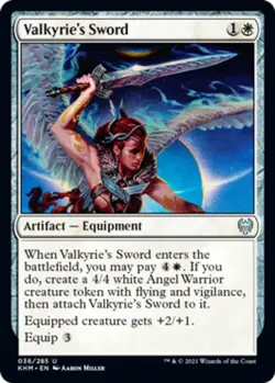 Valkyrie's Sword - Kaldheim #036/285 MTG Magic The Gathering - Image 1