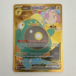 Pokemon TCG Iono's Bellibolt ex 188/159 Hyper Rare Full Art Holo (ink spot) - Image 1