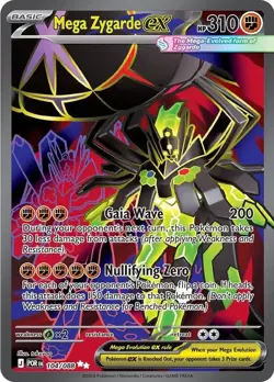 Mega Zygarde ex • 104/088 Ultra Rare • Pokemon Perfect Order NM/M - Image 1