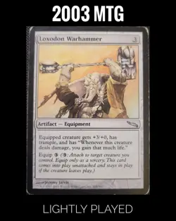 Loxodon Warhammer (LP) #303 Ninth Edition MTG Magic The Gathering - Image 1