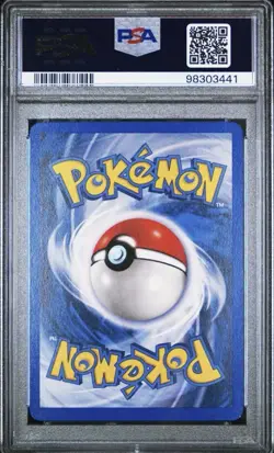 2000 Pokemon Team Rocket Dark Dragonite Holo RARE DOUBLE Swirl PSA 8 - Image 2