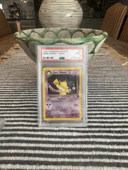 PSA 9 2000 Pokemon TCG Team Rocket Dark Hypno Holo Rare #9 English w/Swirl 🌀 - Image 1