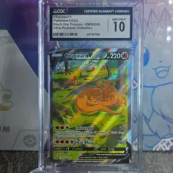 2022 Pokemon SWSH Black Star Promos Charizard V #SWSH260 CGC 10 GEM MINT BONUS - Image 1