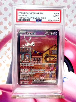 PSA 9 MINT 2023 Pokemon SV Black Star Promos Mew ex #053 - Image 1