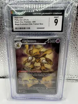 Pokemon Alakazam Black Stars Promo Cgc Mint 9 And Plafin SGC Mt+ 9.5 - Image 2