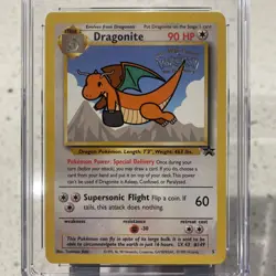 CGC 9 Dragonite 5 Black Star Promo Mewtwo Strikes Back Wb Movie Pokemon Card - Image 2