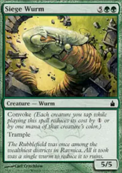 Siege Wurm - Ravnica: City of Guilds #183/306 MTG Magic The Gathering - Image 1
