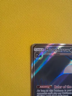 Honchkrow GX 202/214 Unbroken Bonds Full Art Ultra Rare Holo Pokemon Card - Image 2