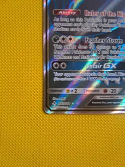 Honchkrow GX 202/214 Unbroken Bonds Full Art Ultra Rare Holo Pokemon Card - Image 4