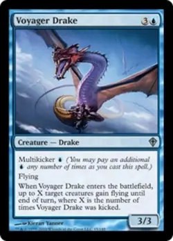 Voyager Drake - Worldwake #45/145 MTG Magic The Gathering - Image 1