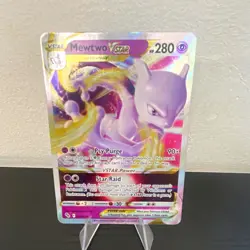 Pokemon TCG Mewtwo VSTAR 031/078 Pokemon GO Holo Full Art Ultra Rare EN 2022 - Image 1