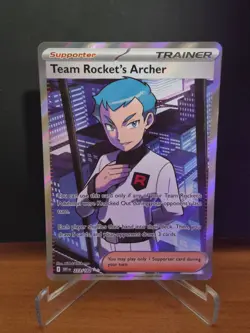 Team Rocket's Archer - Ultra Rare - Destined Rivals 223/182 - NM - Pokemon Card - Image 1